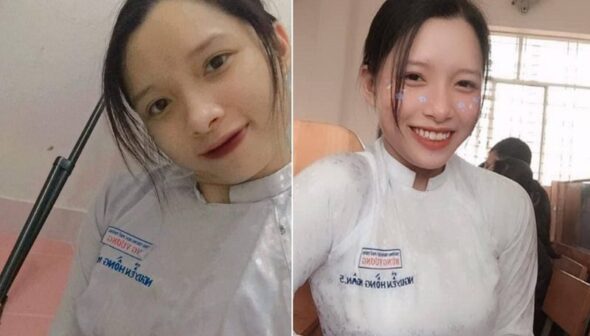 Clip Móc lồn em nữ sinh Nguyễn Hồng Ngân dâm đãng