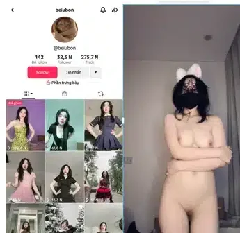 Tiktoker Bông (bongbebong04) nhảy hỏa thân show hàng siêu cuốn