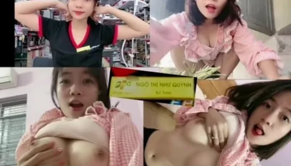 Clip sex Ngô Thị Như Quỳnh nhân viên FPT Shop và anh quản lý may mắn