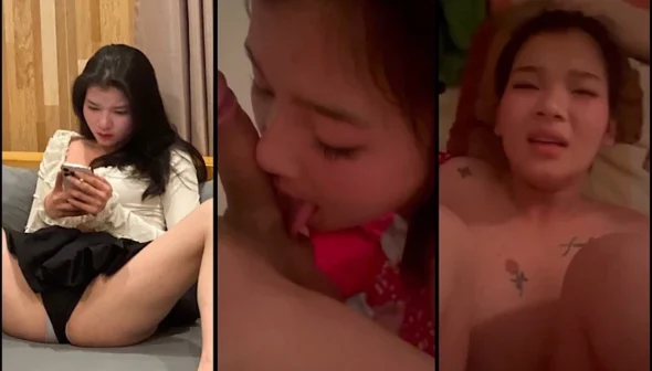 Hot girl Tú Quỳnh vay tiền không trả nổi đành phải bú cặc trừ nợ